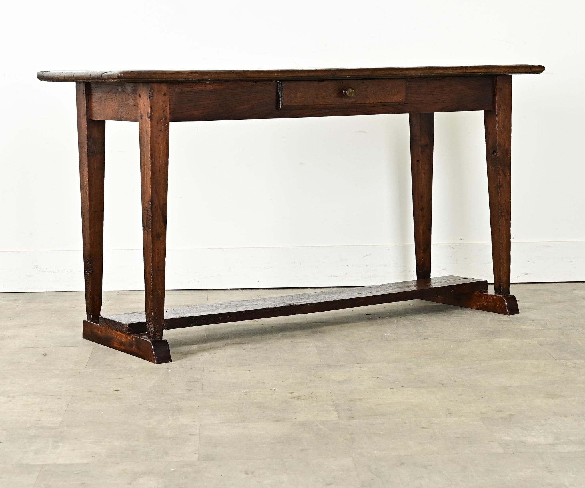French Oak Farmhouse Server 6