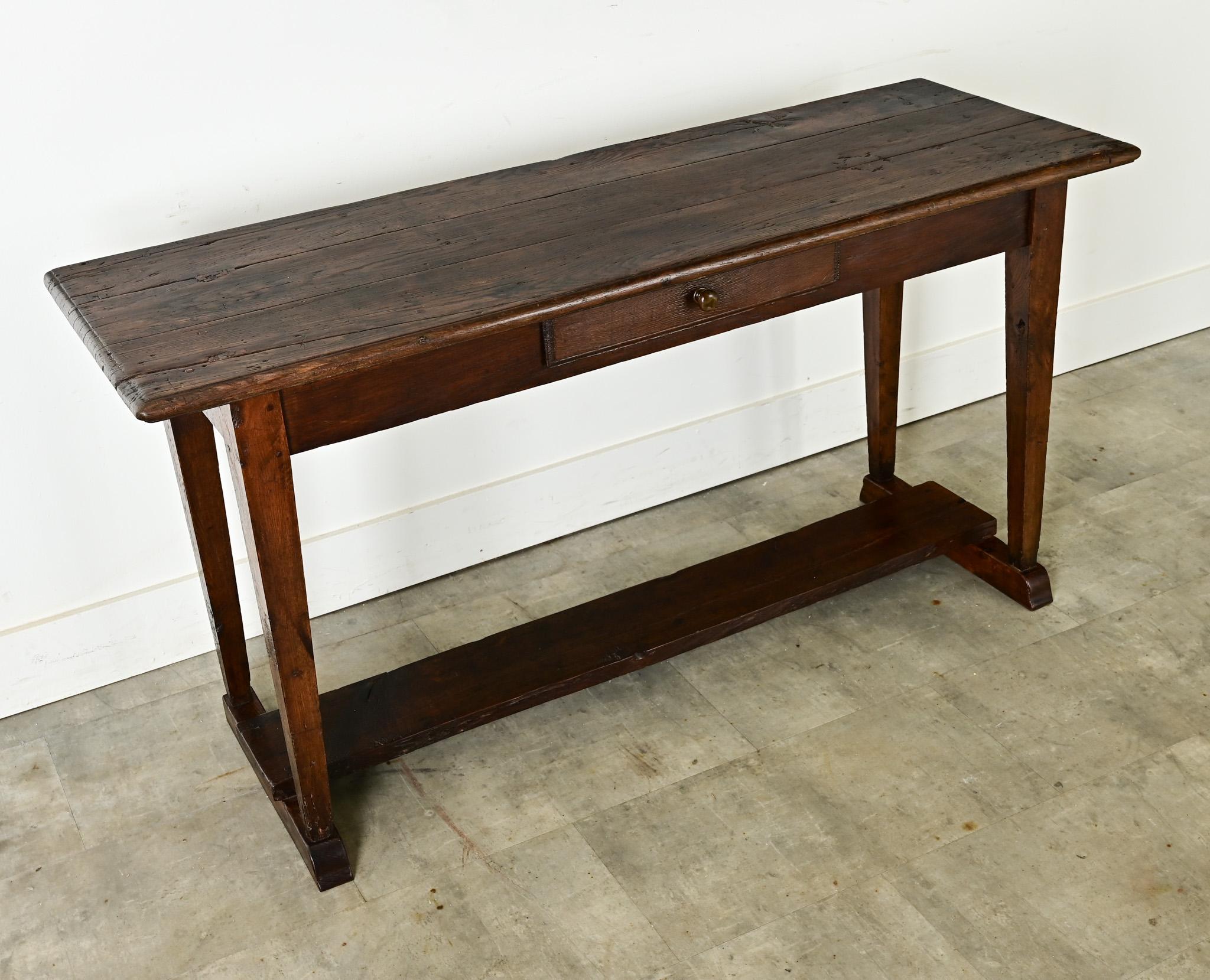 Carved French Oak Farmhouse Server