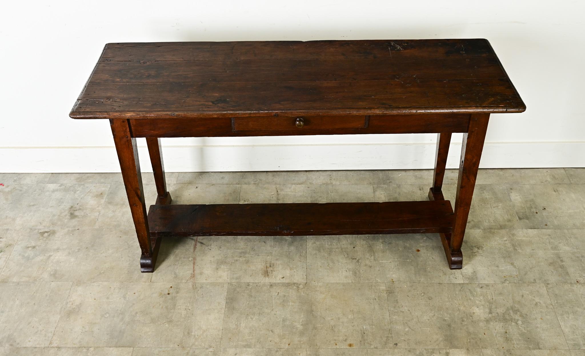 19th Century French Oak Farmhouse Server