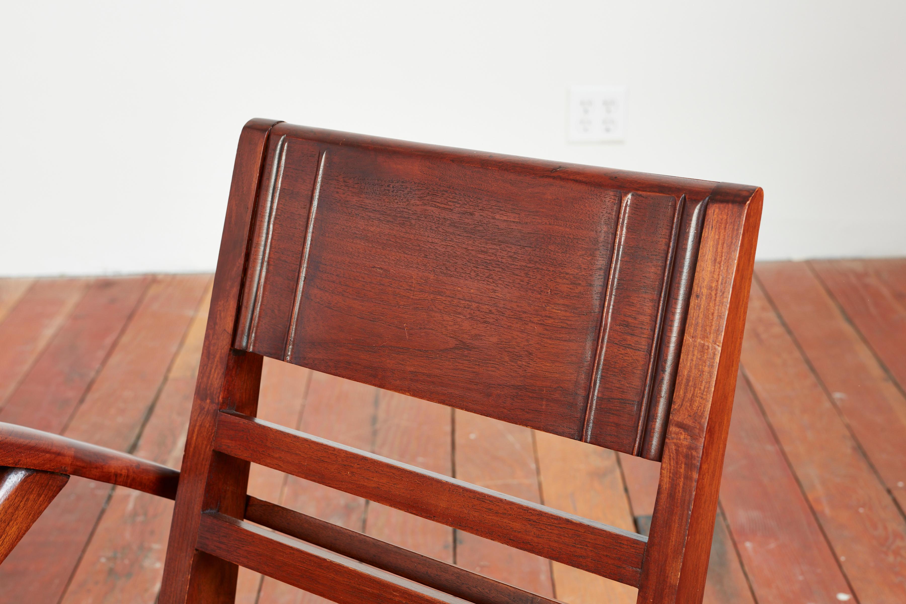 French Oak Folding Chairs For Sale 9