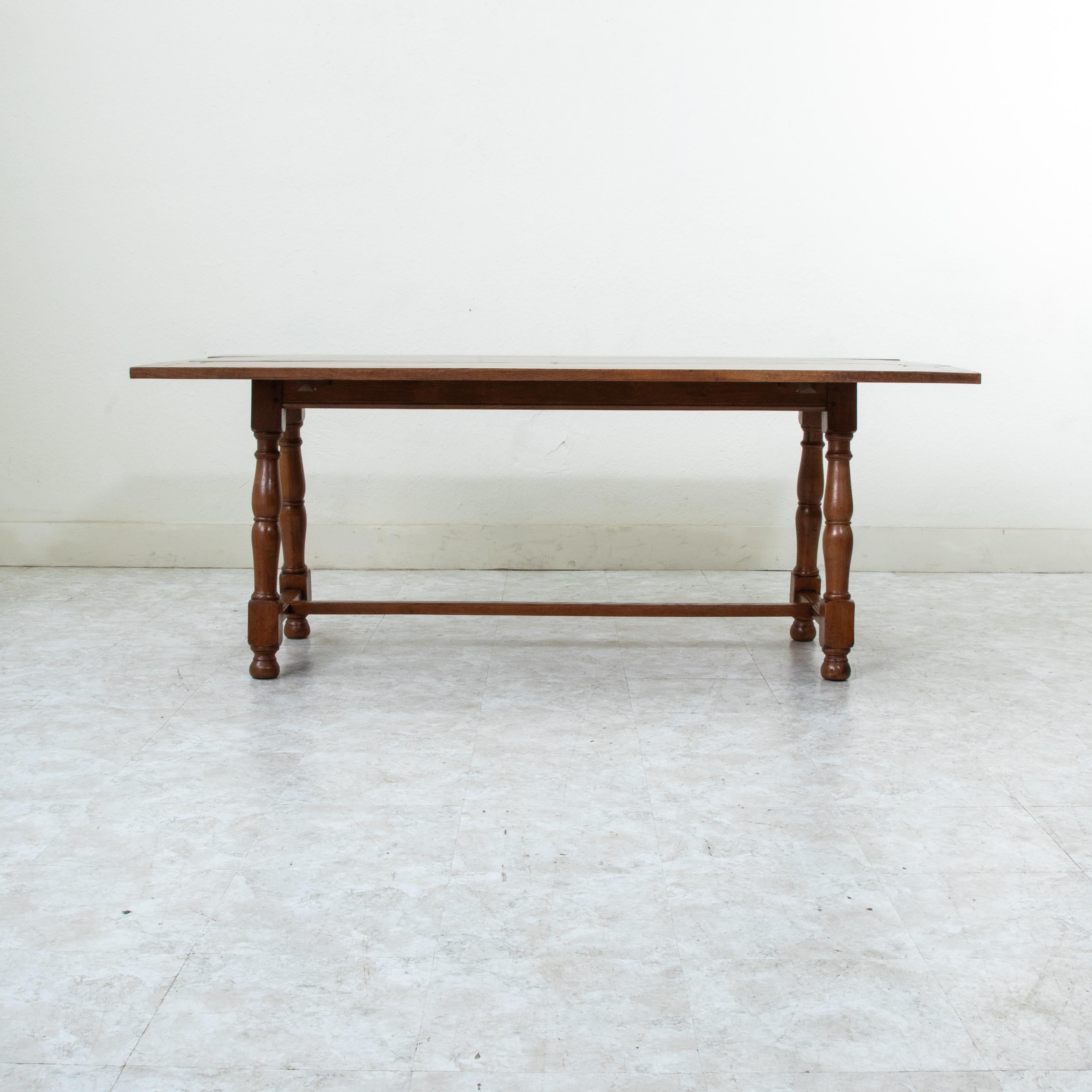 French Oak Folding Hunt Table, Console, Sofa Table, Dining Table, c. 1900 For Sale 10