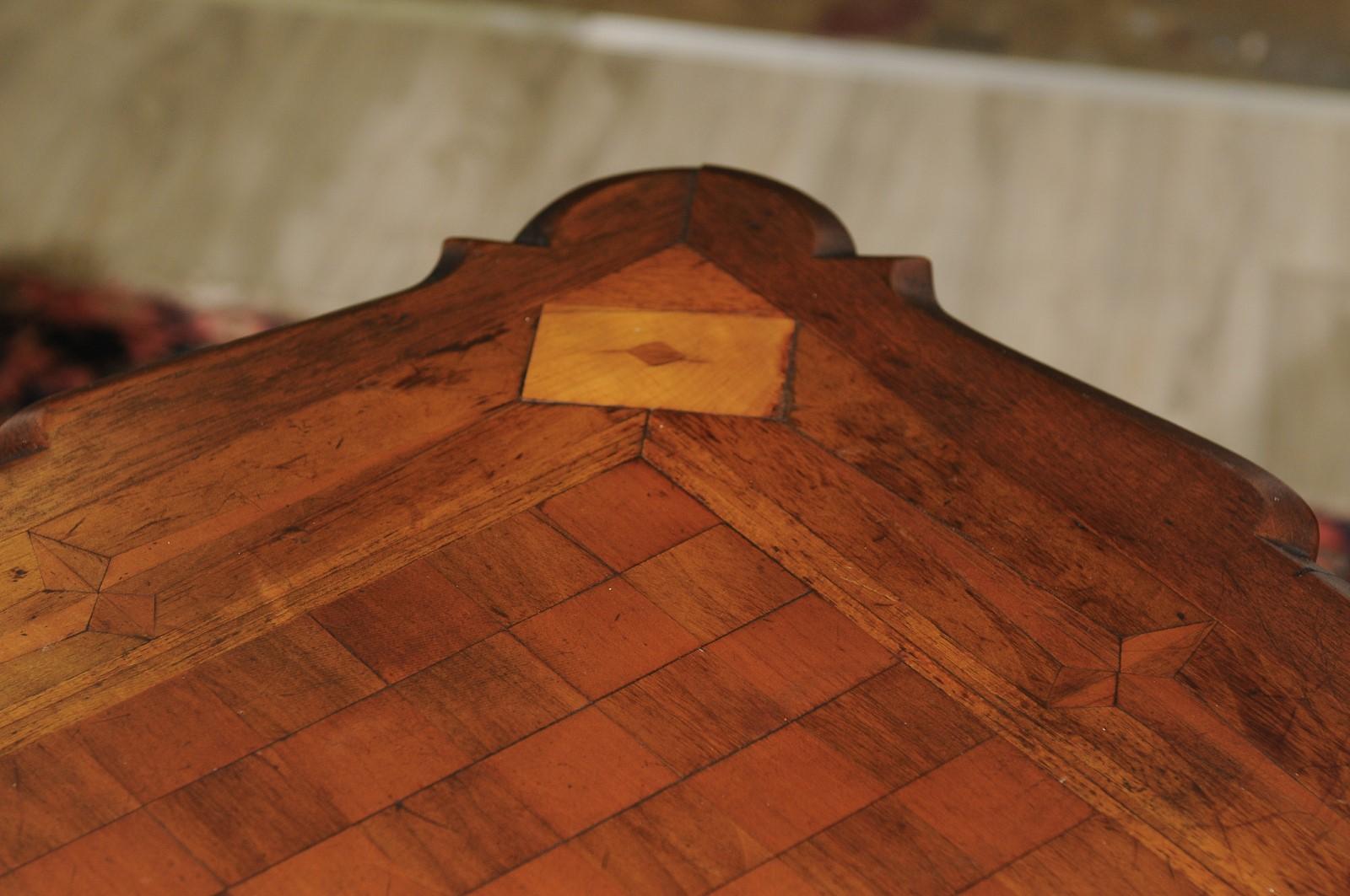 20th Century French Oak Game Table For Sale