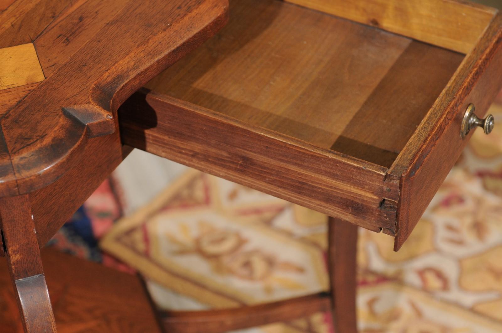 French Oak Game Table For Sale 3