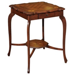 Antique French Oak Game Table