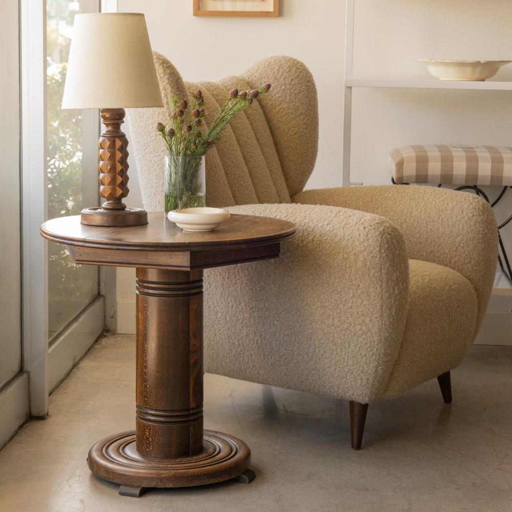 French Oak Gueridon Table In Good Condition For Sale In Los Angeles, CA
