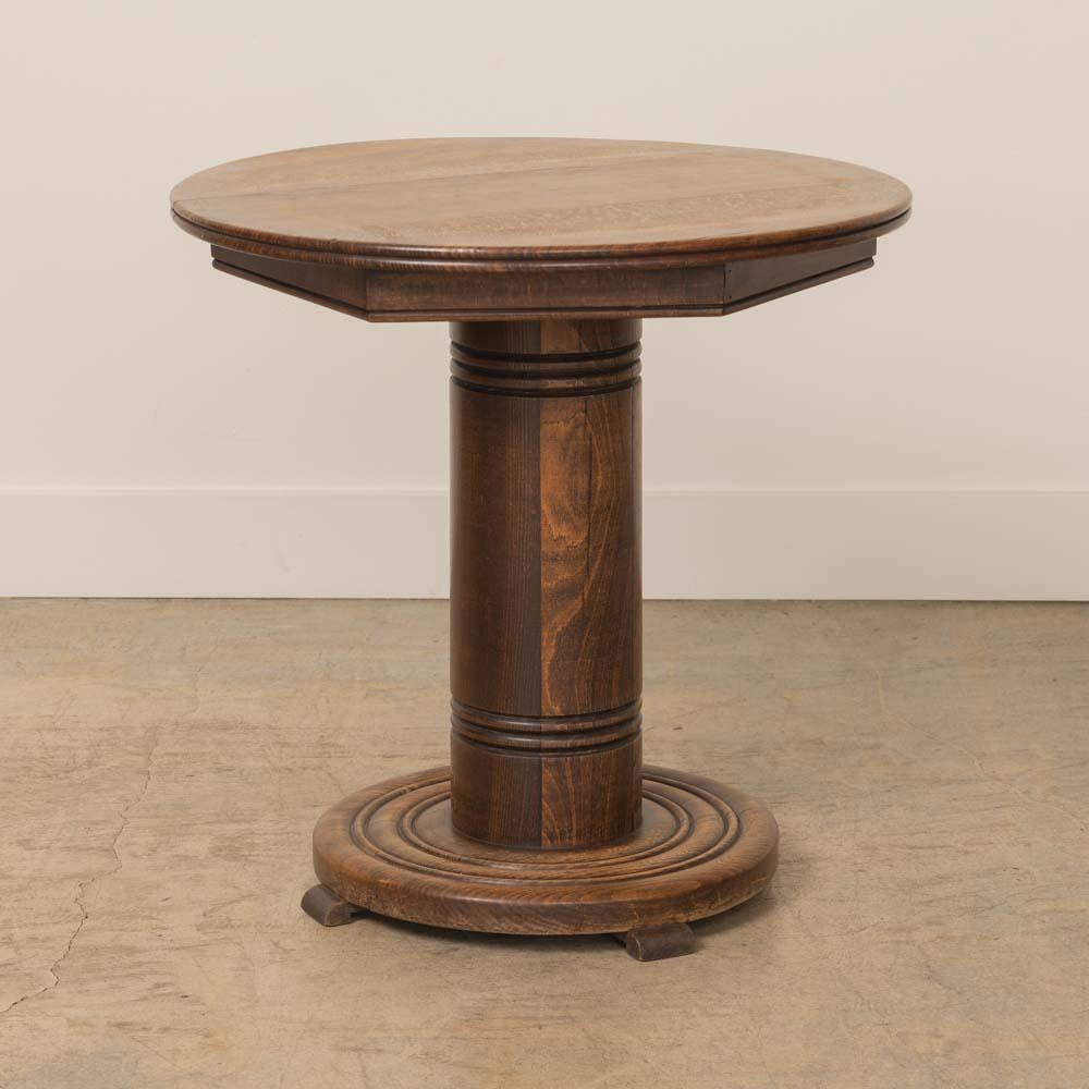 20th Century French Oak Gueridon Table For Sale