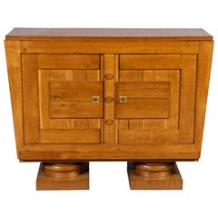 French Oak Guillerme et Chambron Style Sideboard