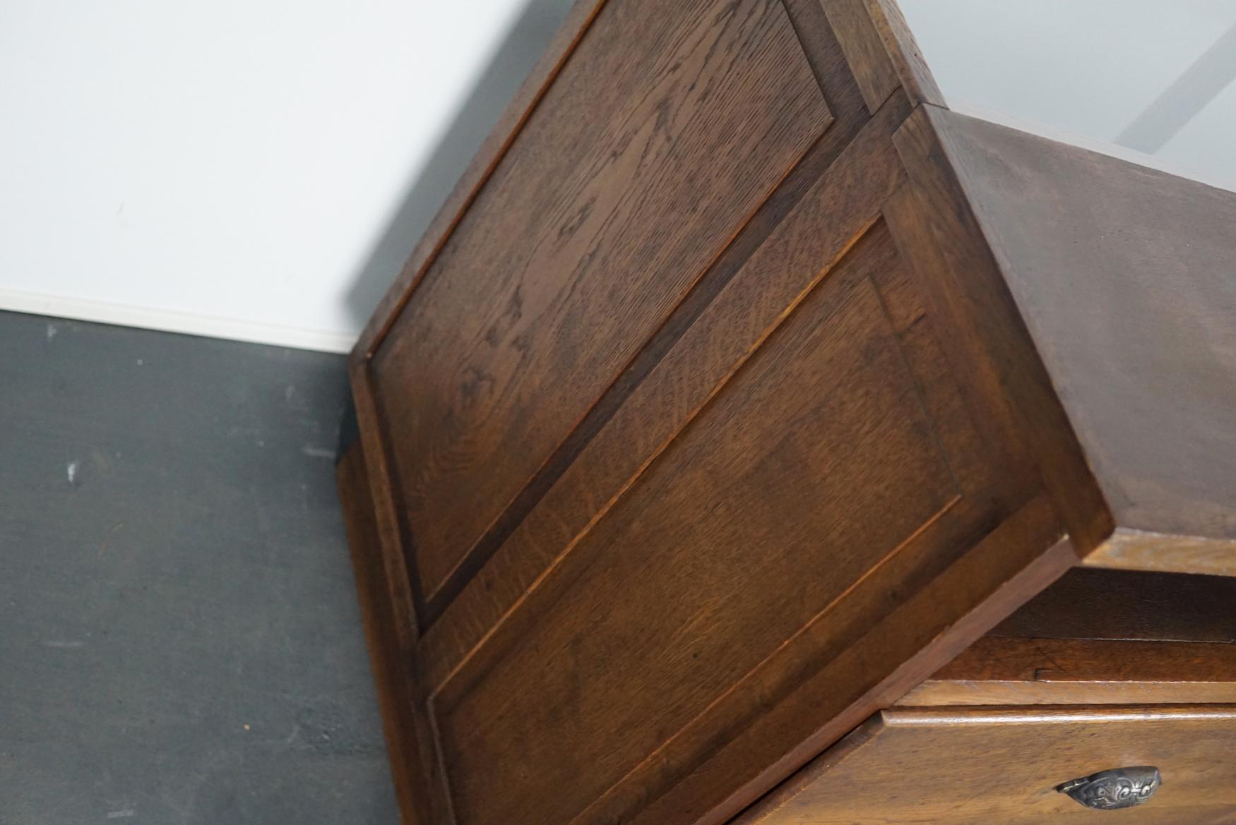 French Oak Haberdashery Cabinet or Shop Counter, 1930s 2