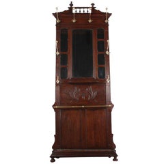 Antique French Oak Hallstand