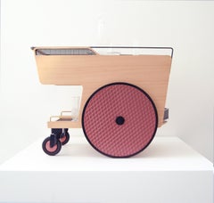 French Oak Highliner Cart by Studio Caramel