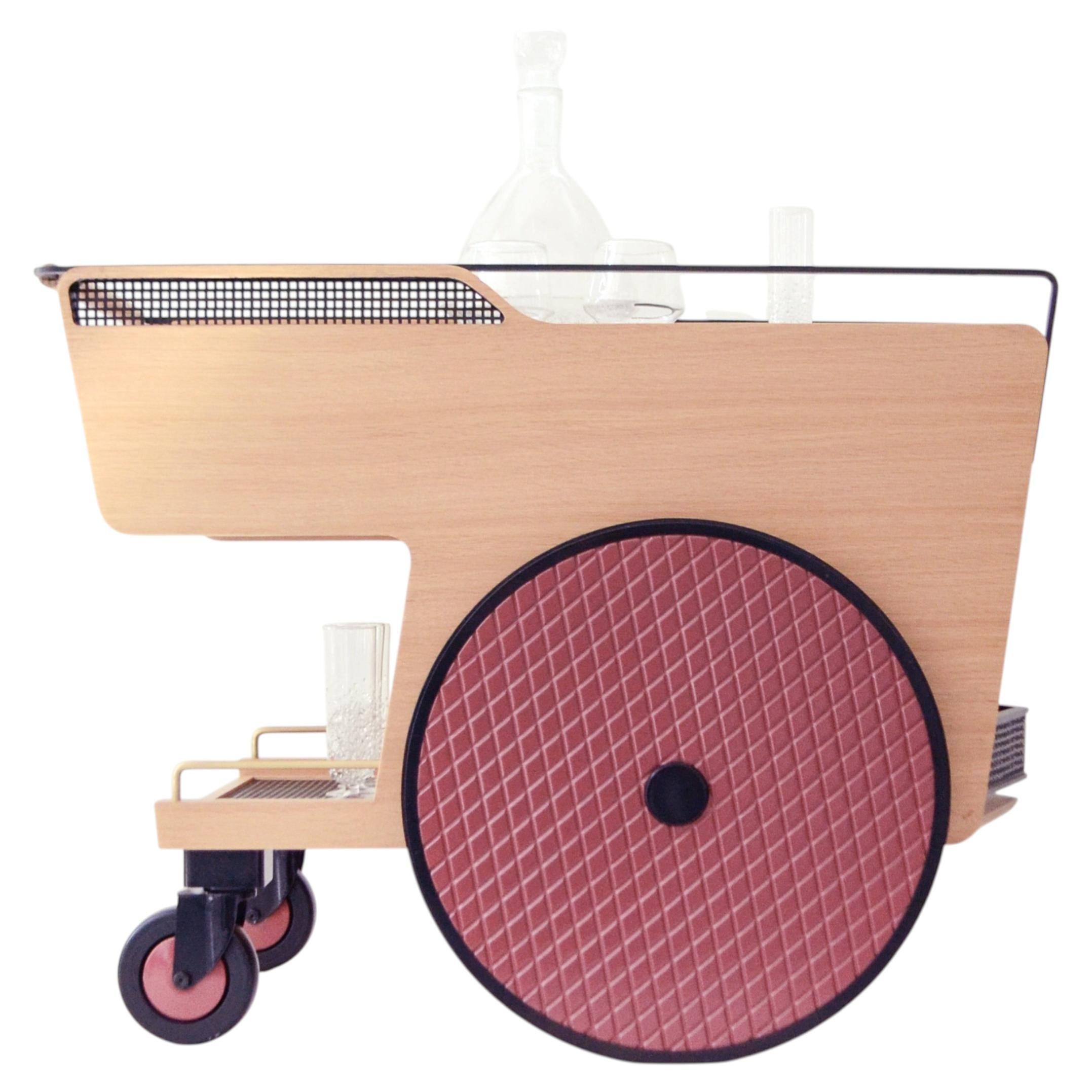 French Oak Highliner Cart by Studio Caramel