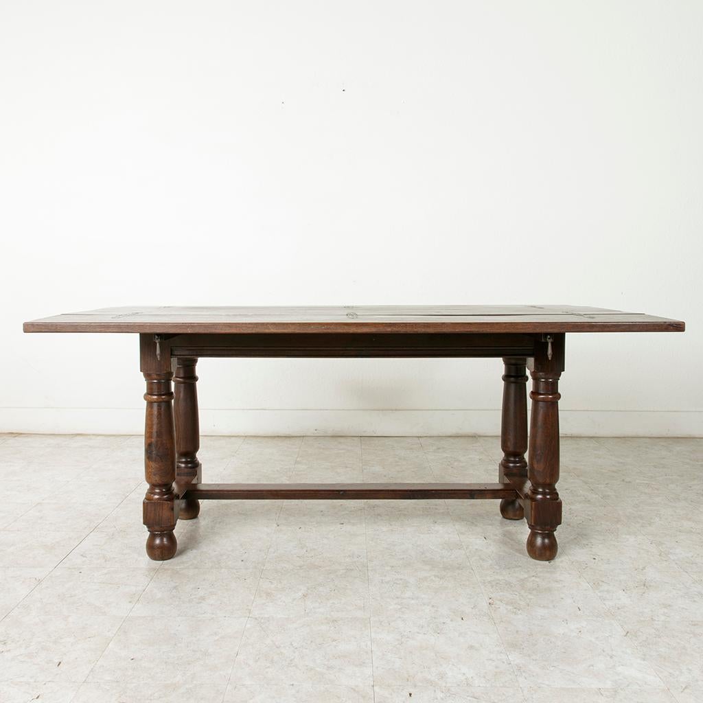 French Oak Hunt Table, Console Table, Sofa Table, Dining Table, circa 1900 1