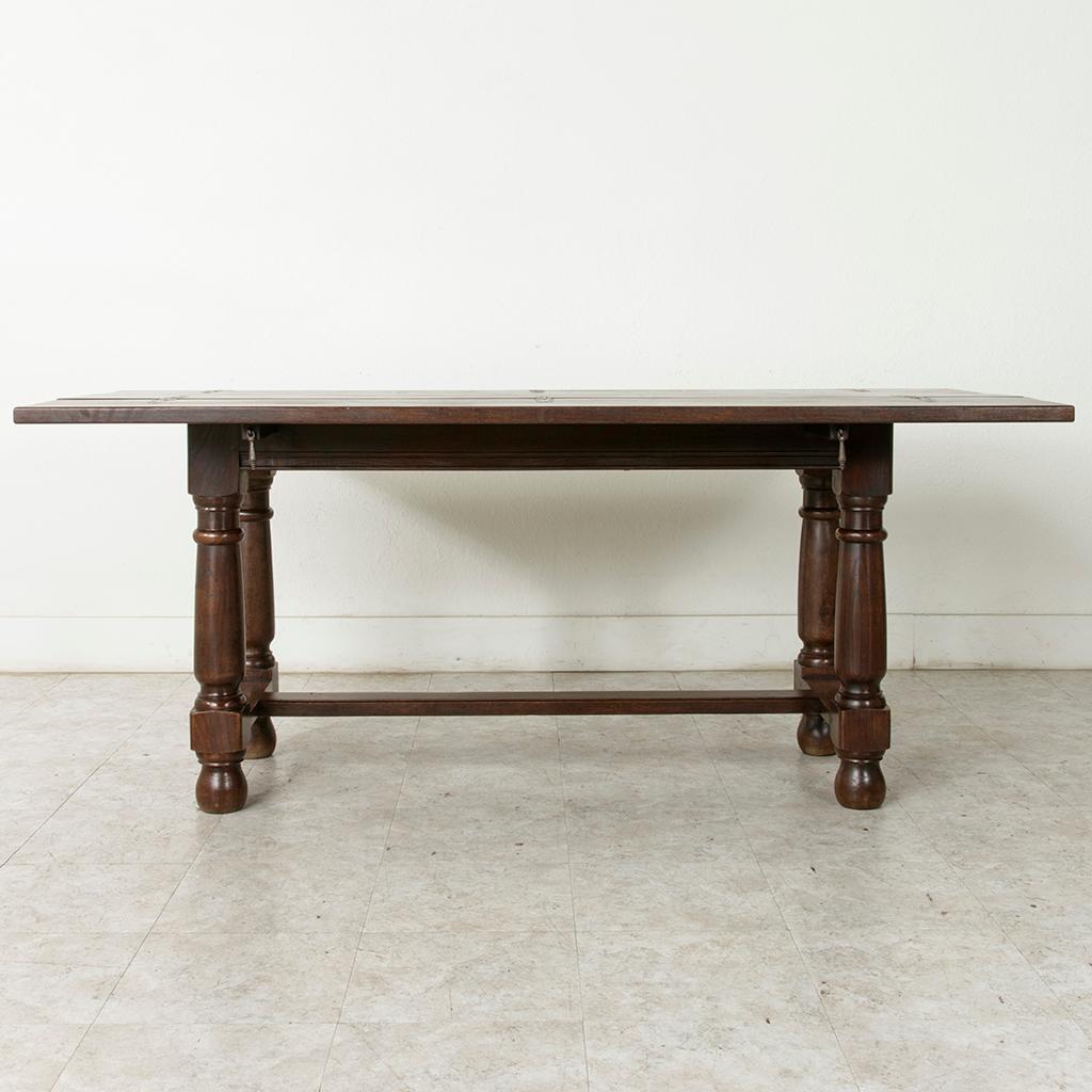 French Oak Hunt Table, Console Table, Sofa Table, Dining Table, circa 1900 3