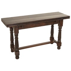 French Oak Hunt Table, Console Table, Sofa Table, Dining Table, circa 1900