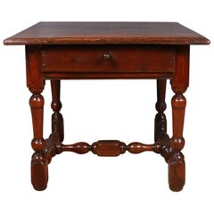 French Oak Lamp Table French Oak Lamp Table