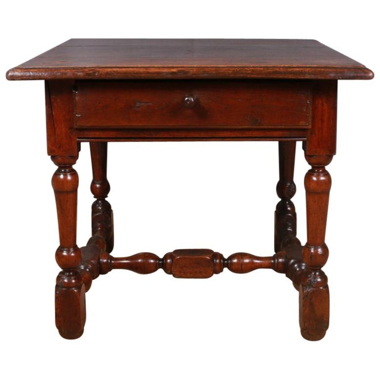 French Oak Lamp Table For Sale at 1stdibs
