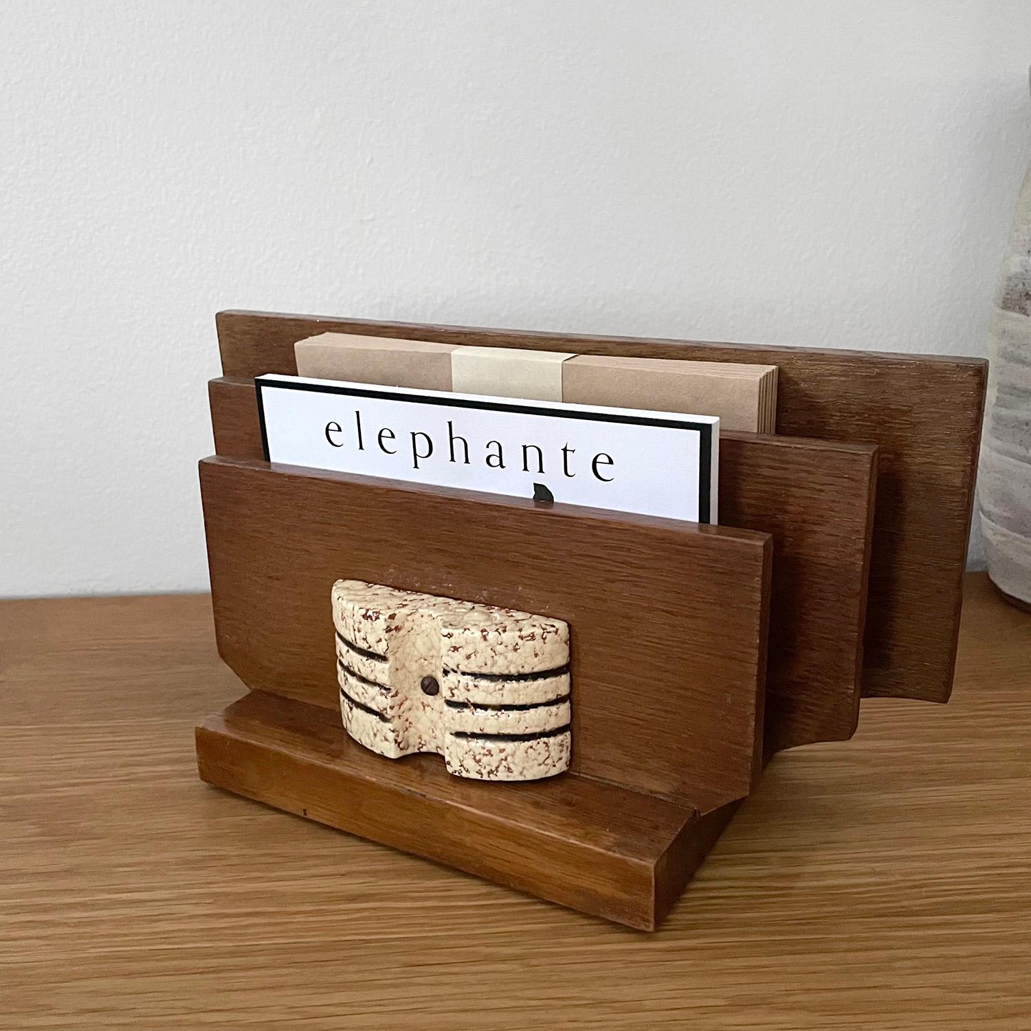 French Oak Letter Holder in the style of Chambron  For Sale 5