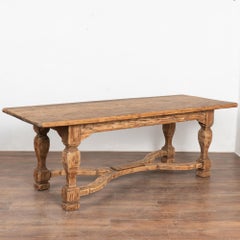 French Oak Library Table Dining Table, circa 1820-40