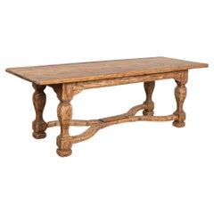 Mesa de biblioteca de roble francés Mesa de comedor, hacia 1820-40