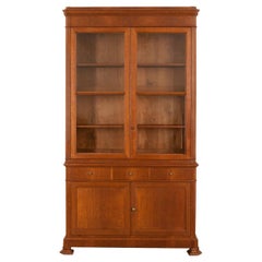 Antique French Oak Louis Philippe Bibliotheque