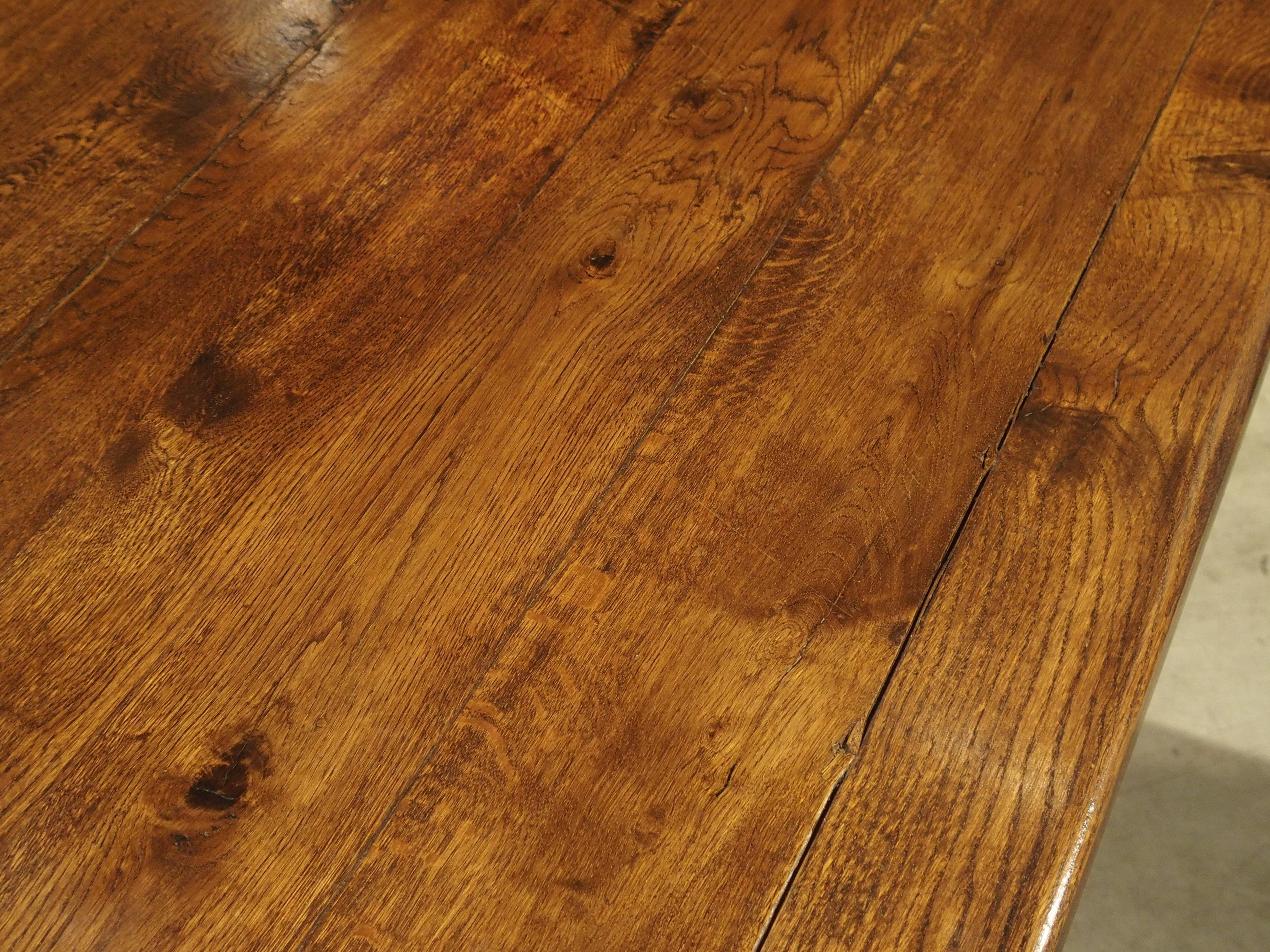 French Oak Monastery Style Dining Table from Normandy 7