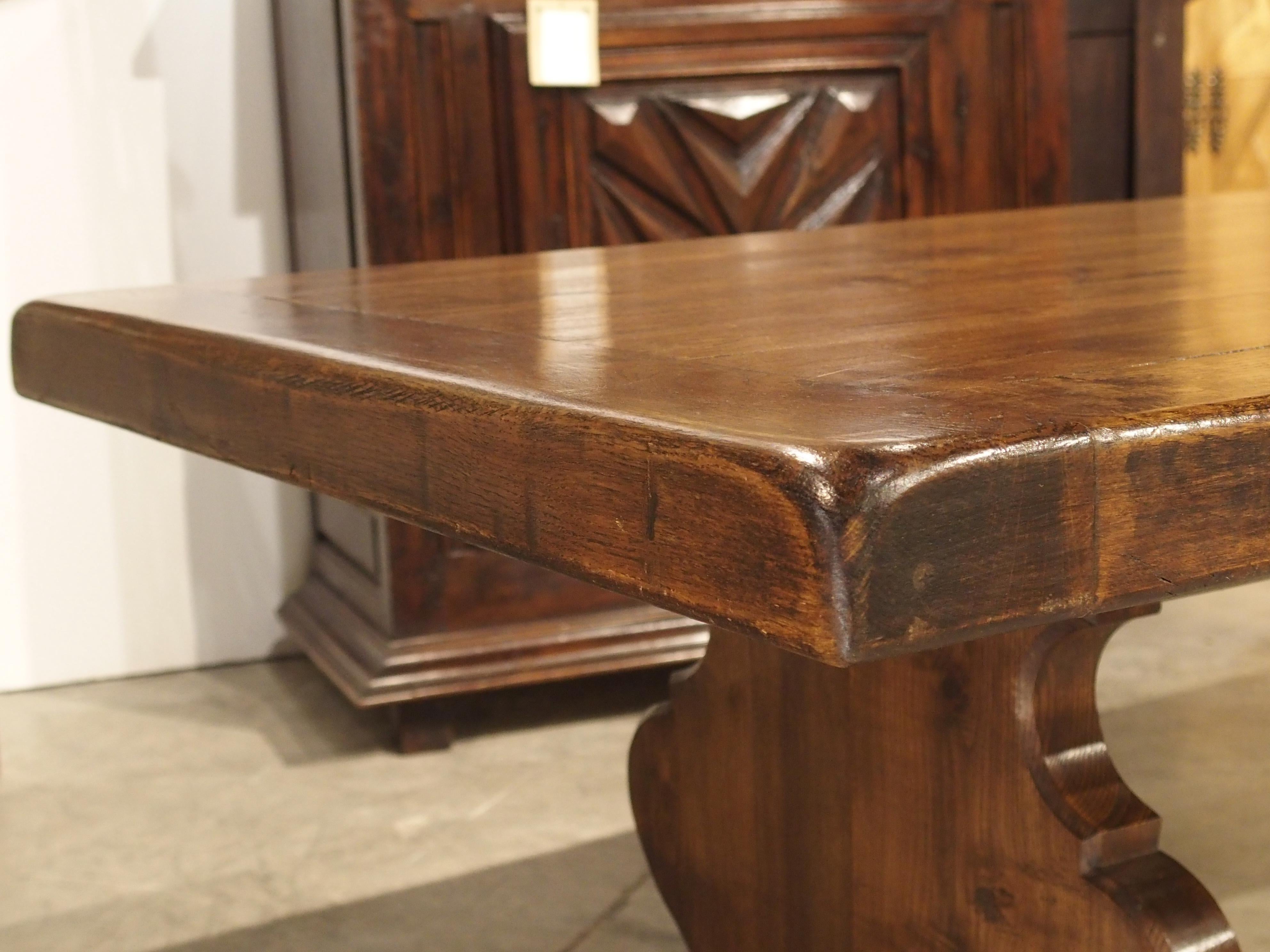 French Oak Monastery Style Dining Table from Normandy 11