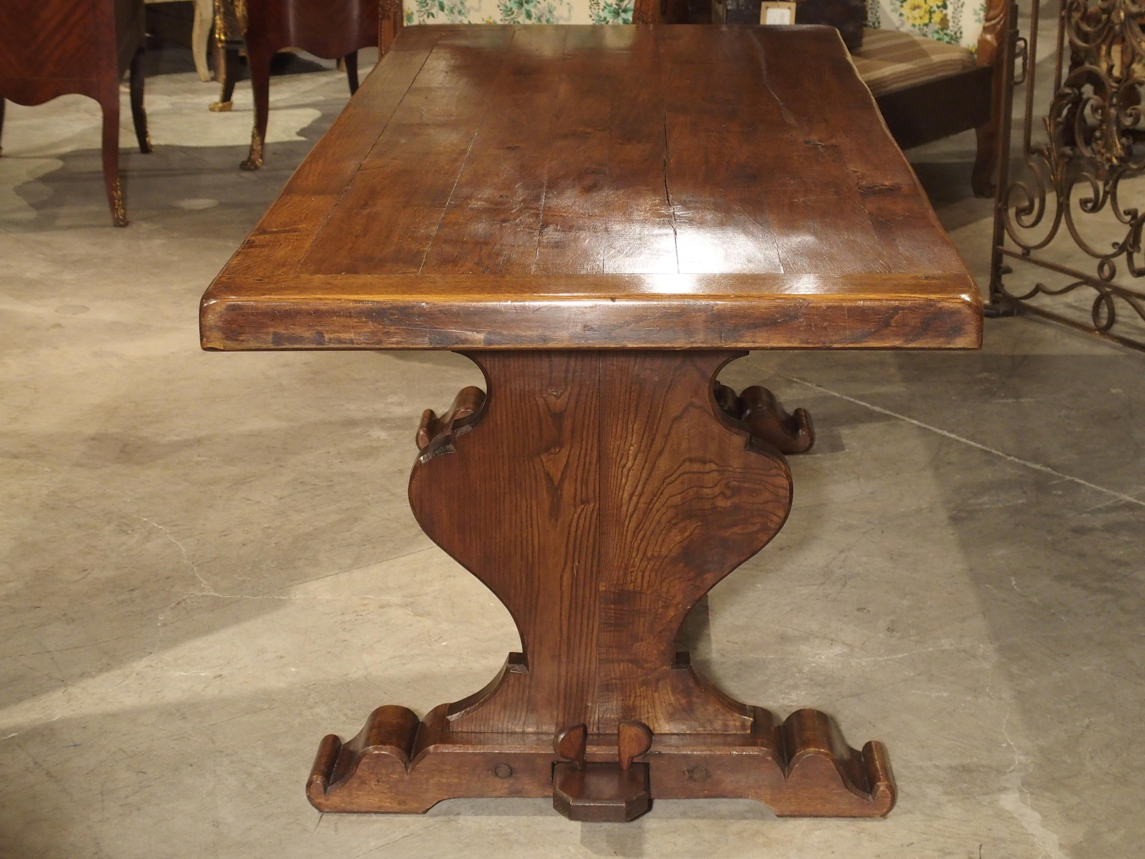 French Oak Monastery Style Dining Table from Normandy 14