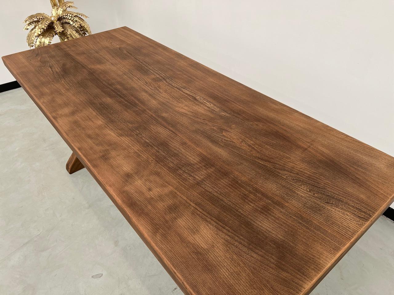 French oak monastery table 200 cm For Sale 2