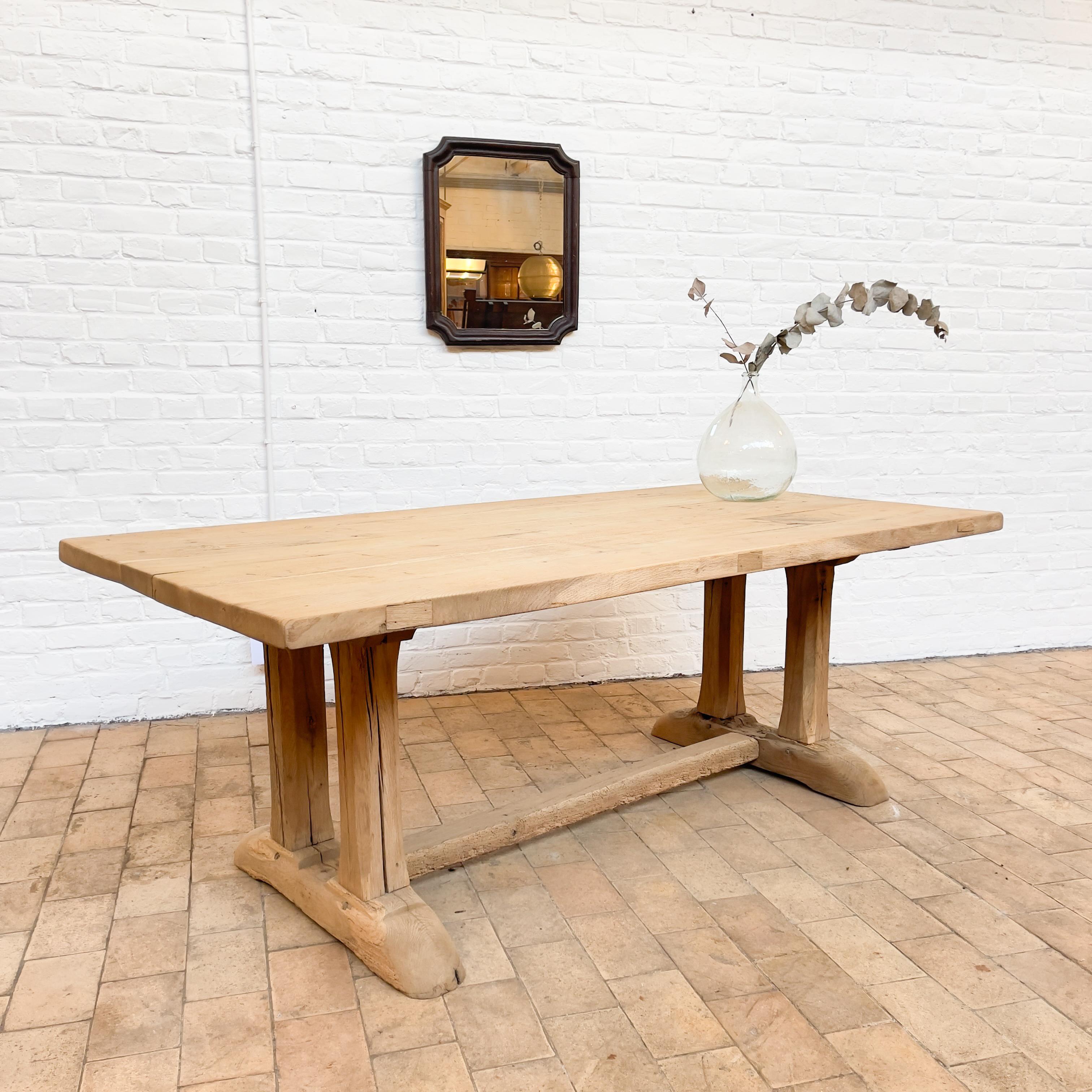 French Oak Monastery Table 1