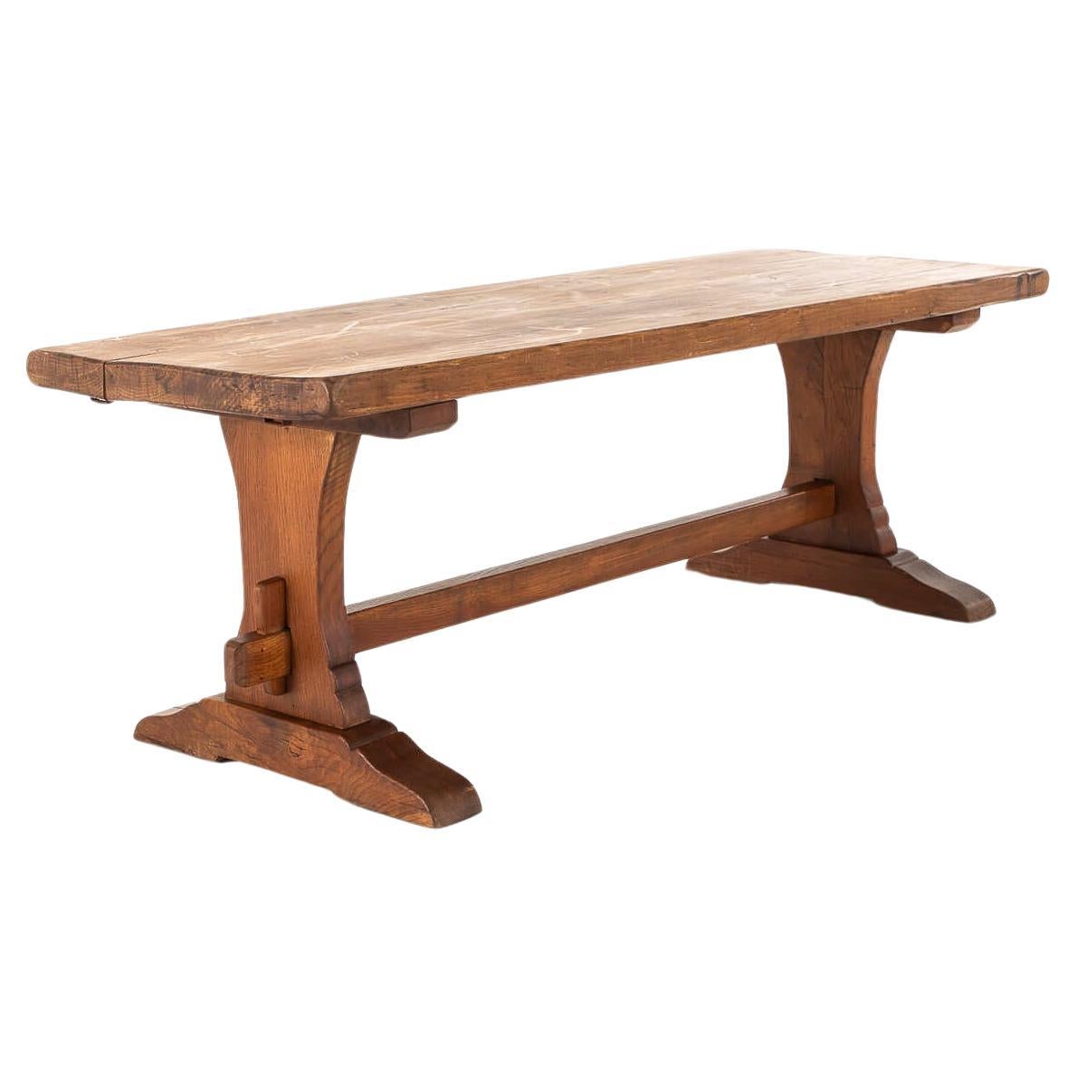 French Oak Monastery Table For Sale