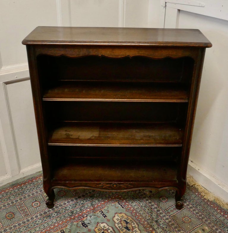 French Oak Open Bookcase For Sale at 1stDibs french provincial