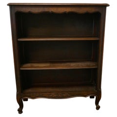 French Oak Open Bookcase