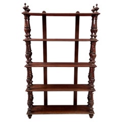 Librería abierta de roble francés
