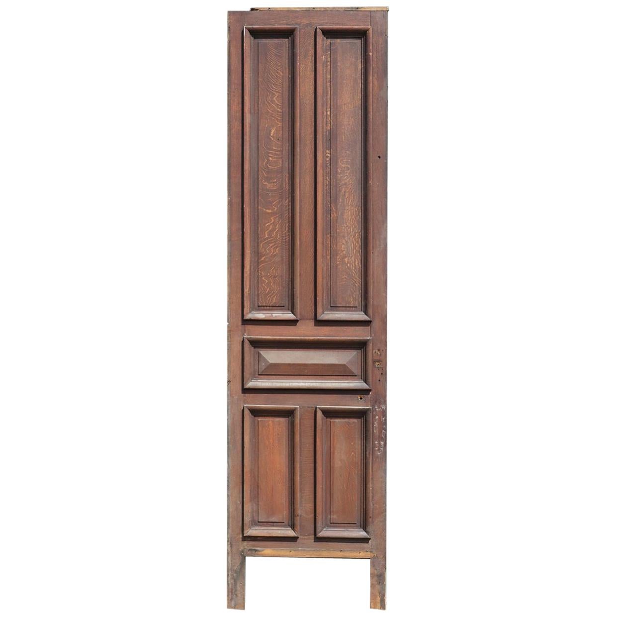 French Oak Panel with 5 Beaded Panels, 20th Century For Sale