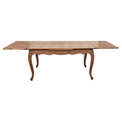 French Oak Parquetry Top Dining Table