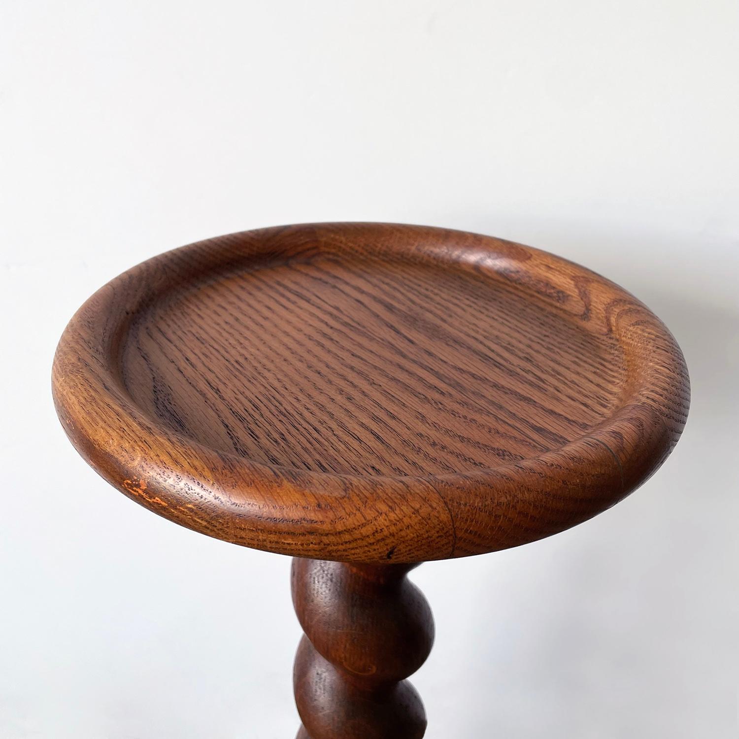 French Oak Pedestal Table 3