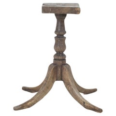 French Oak Plinth Pedastal Table, Decorative Plant Stand or Sculpture Display
