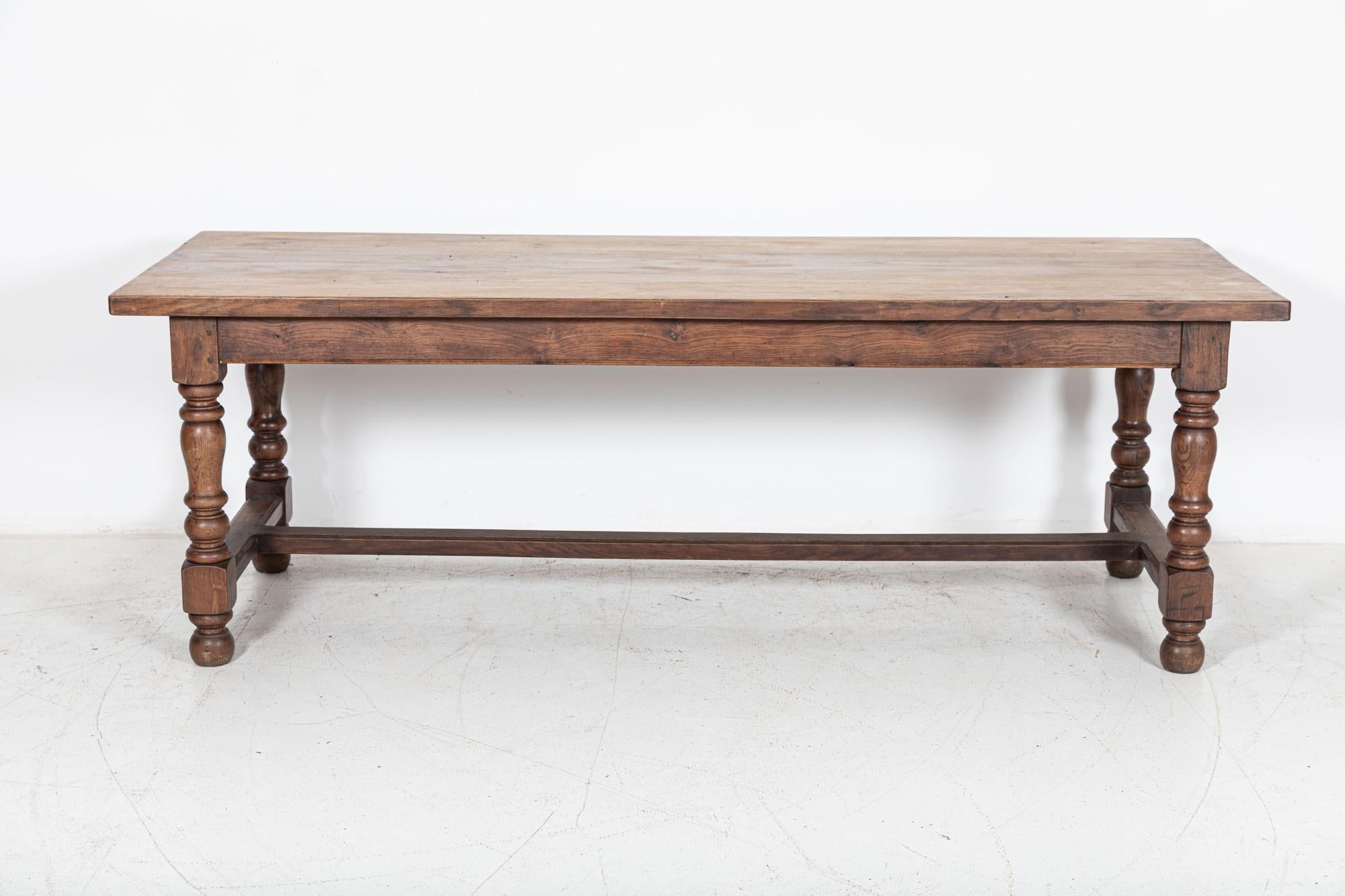 French Oak Refectory Table 1
