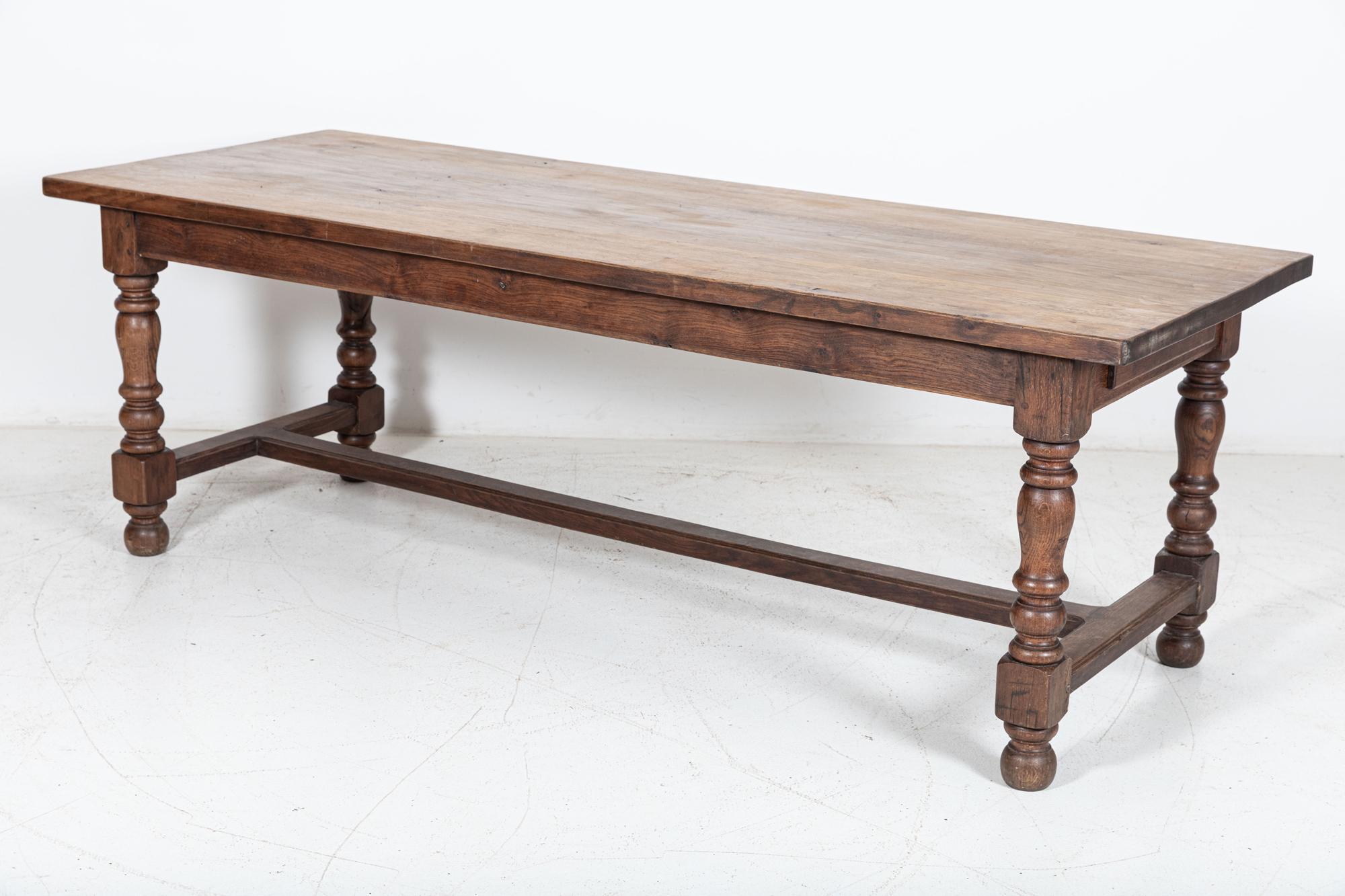 French Oak Refectory Table 3