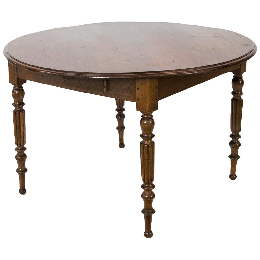 French Oak Round Table