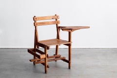 French Oak School Desk