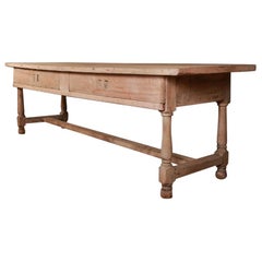 French Oak Serving Table