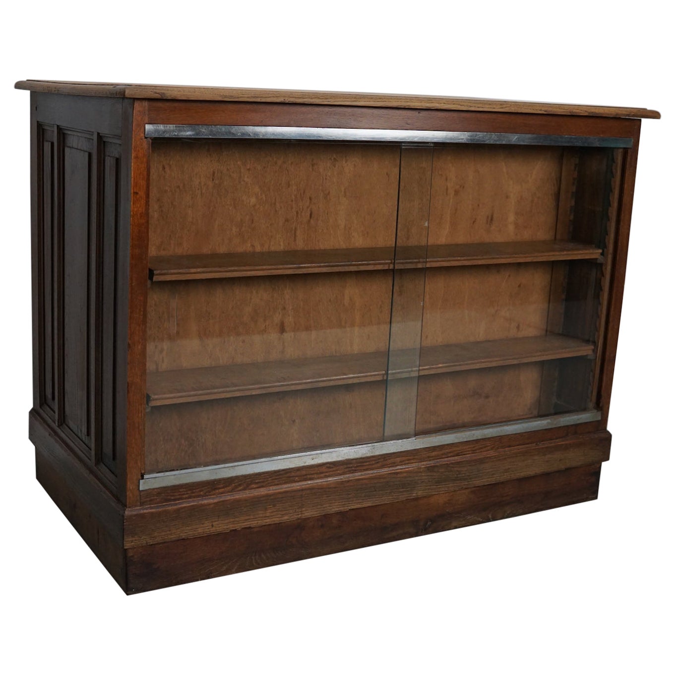 French Oak Shop Counter / Desk or Kitchen Island, 1950s