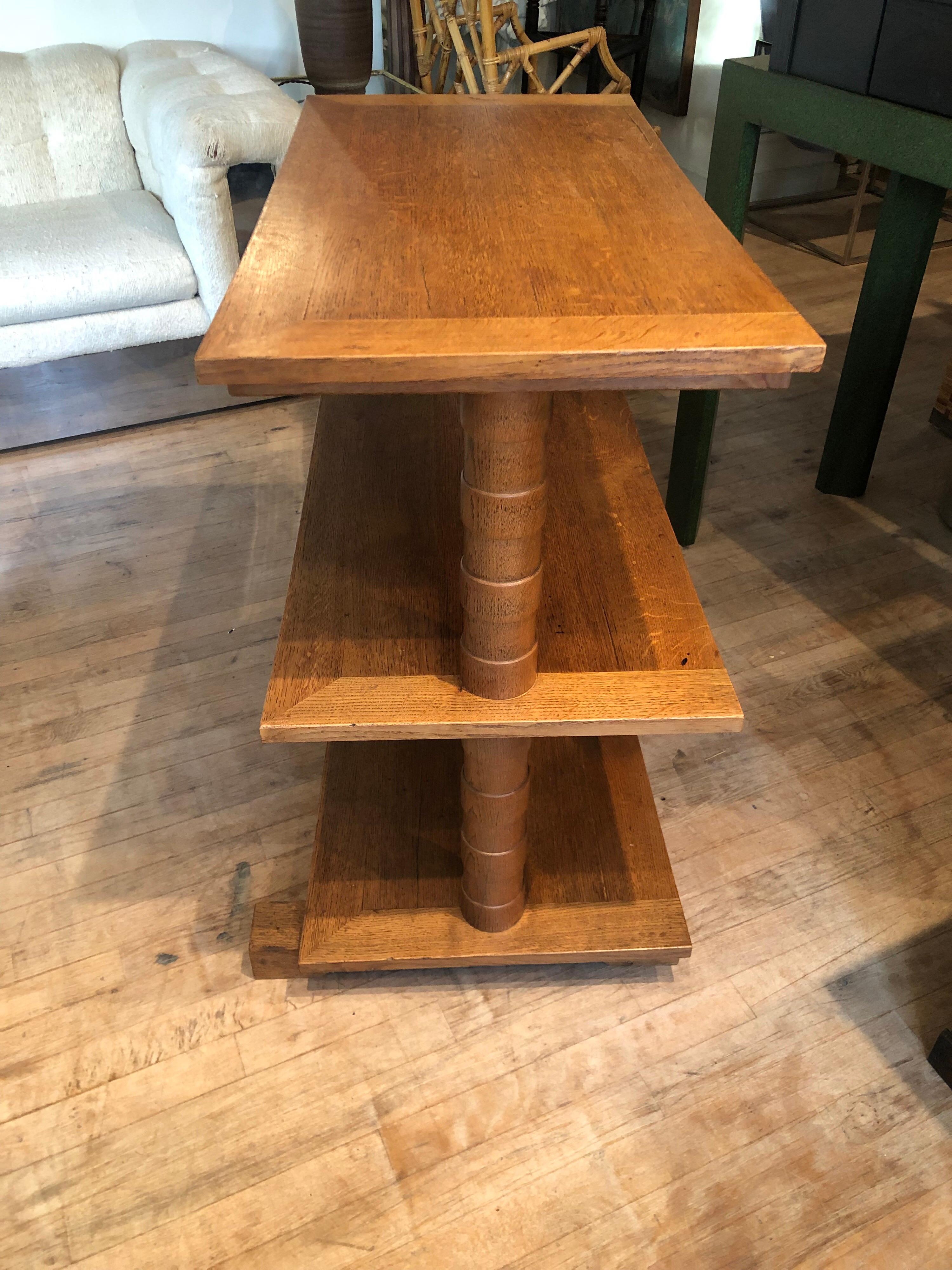 French Oak Side Table/Console 6