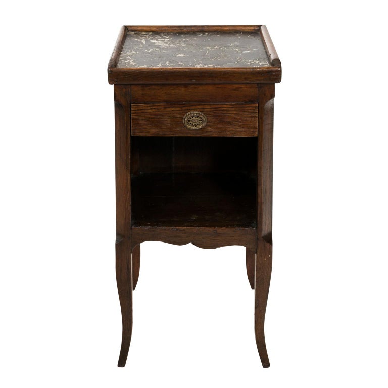 French Oak Side Table at 1stDibs