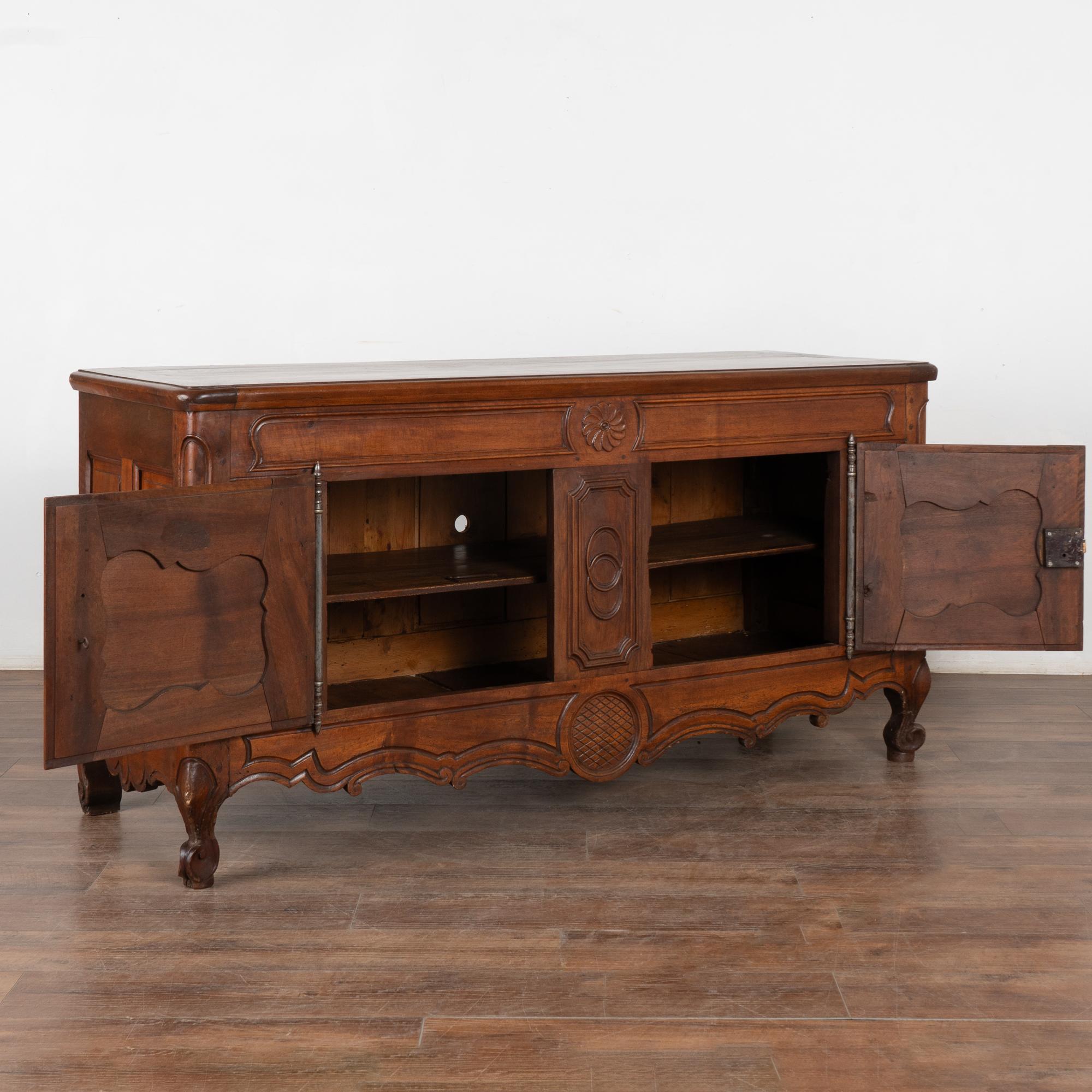 French Provincial French Oak Sideboard Buffet, circa 1780-1800 For Sale