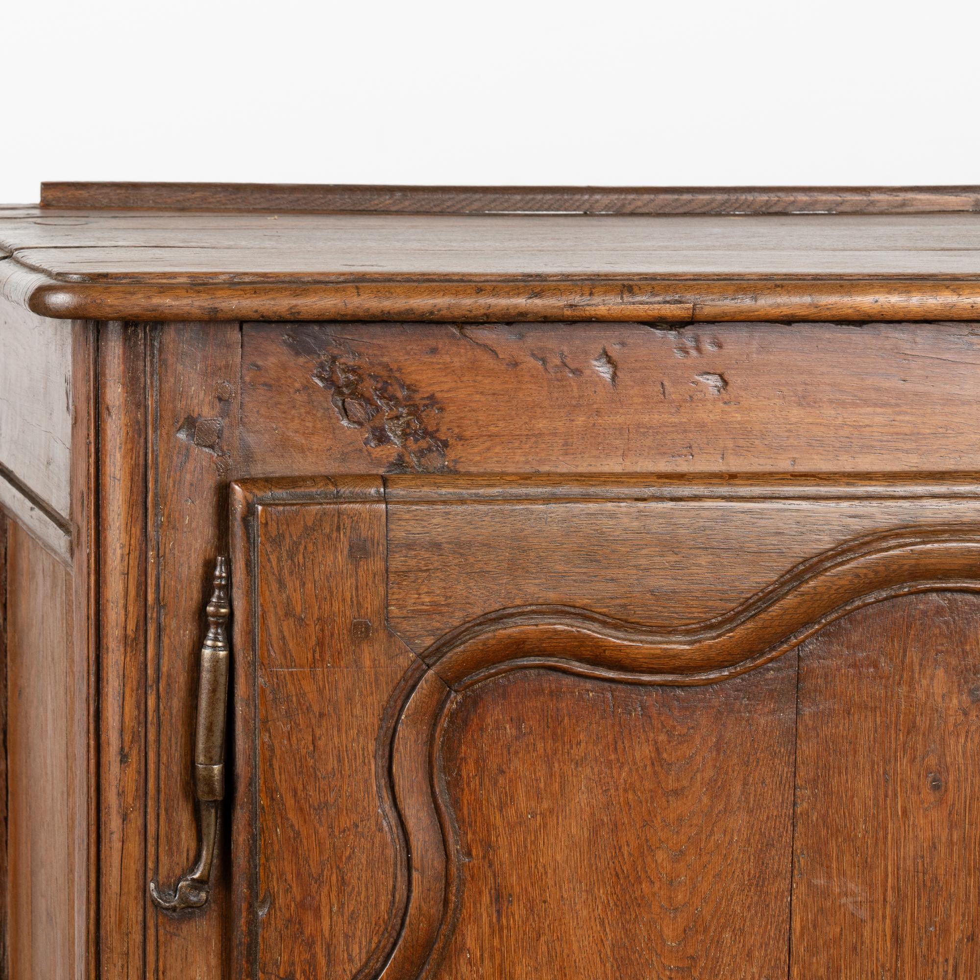 French Oak Sideboard Buffet, circa 1800-20 1