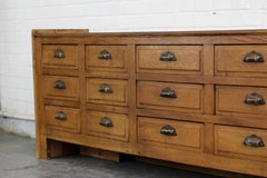French Oak Sideboard Drawer Unit, circa 1910