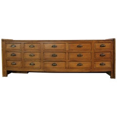 French Oak Sideboard Drawer Unit, circa 1910