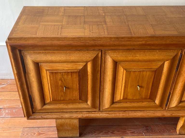 Mid-19th Century French Oak Sideboard For Sale
